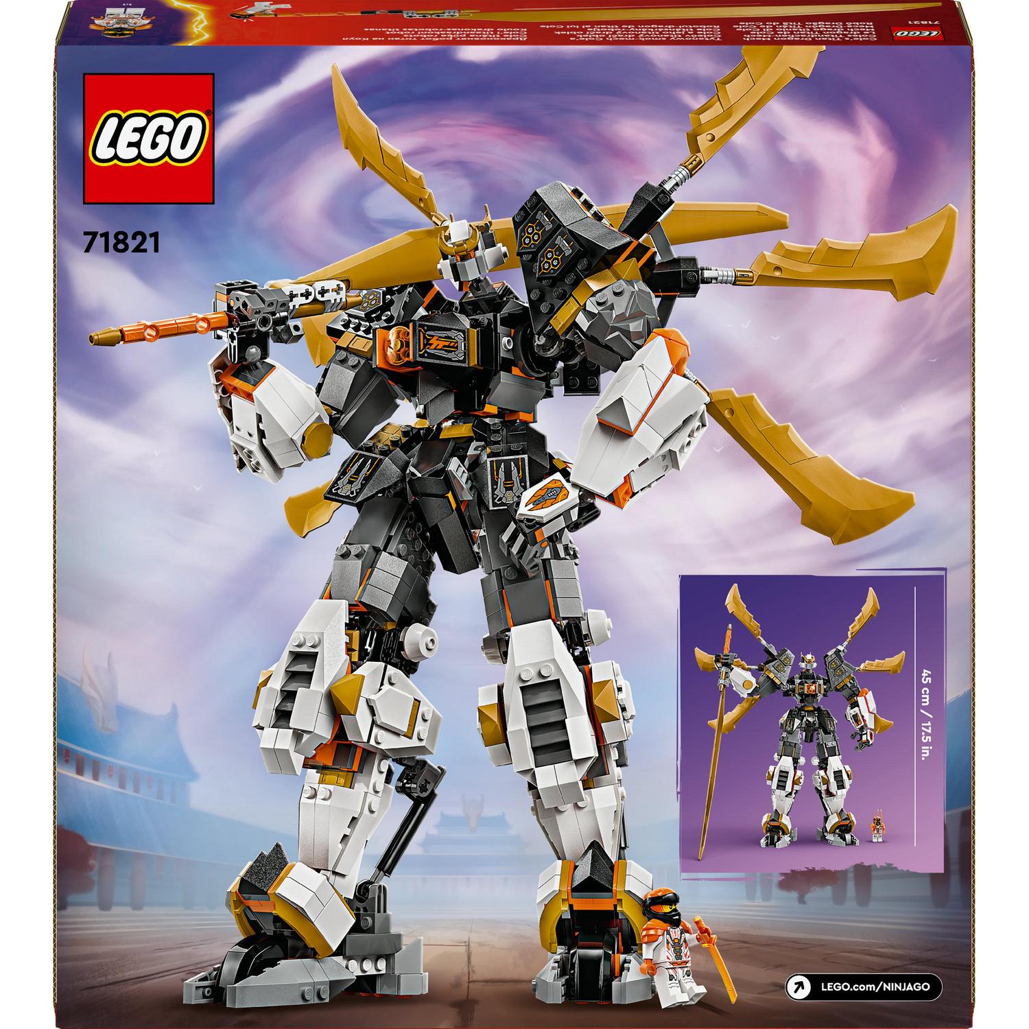 LEGO® Ninjago® - Robotul-dragon de titan al lui Cole 71821, 1055