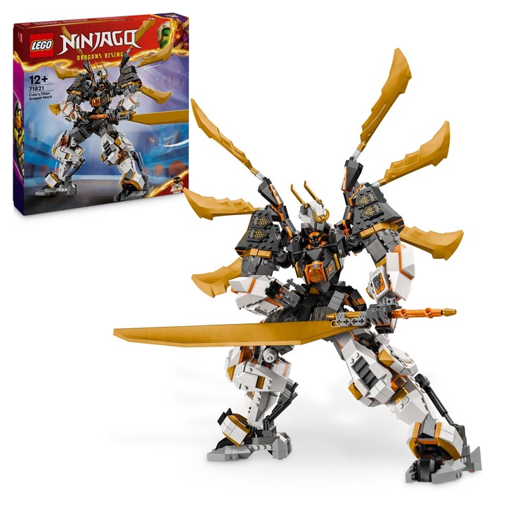 LEGO® Ninjago® - Robotul-dragon de titan al lui Cole 71821, 1055 piese