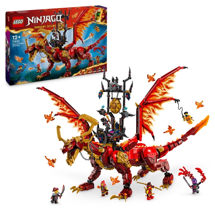 LEGO® Ninjago® - Dragonul-sursa al miscarii 71822, 1716 piese
