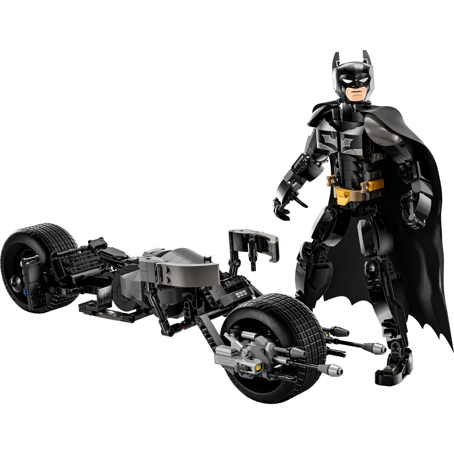 LEGO® DC - Figurina de constructie Batman™ si motocicleta Bat-Pod