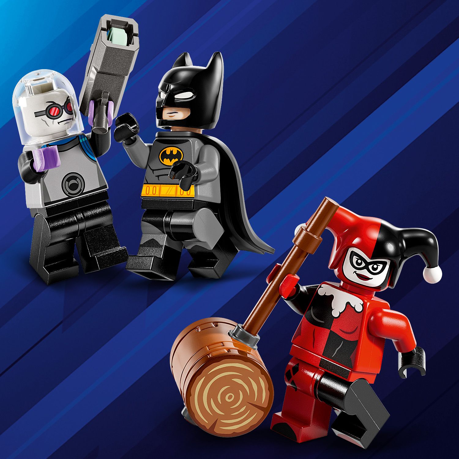 LEGO® DC - Batman™ cu al sau Batmobile™ vs Harley Quinn™ si Mr