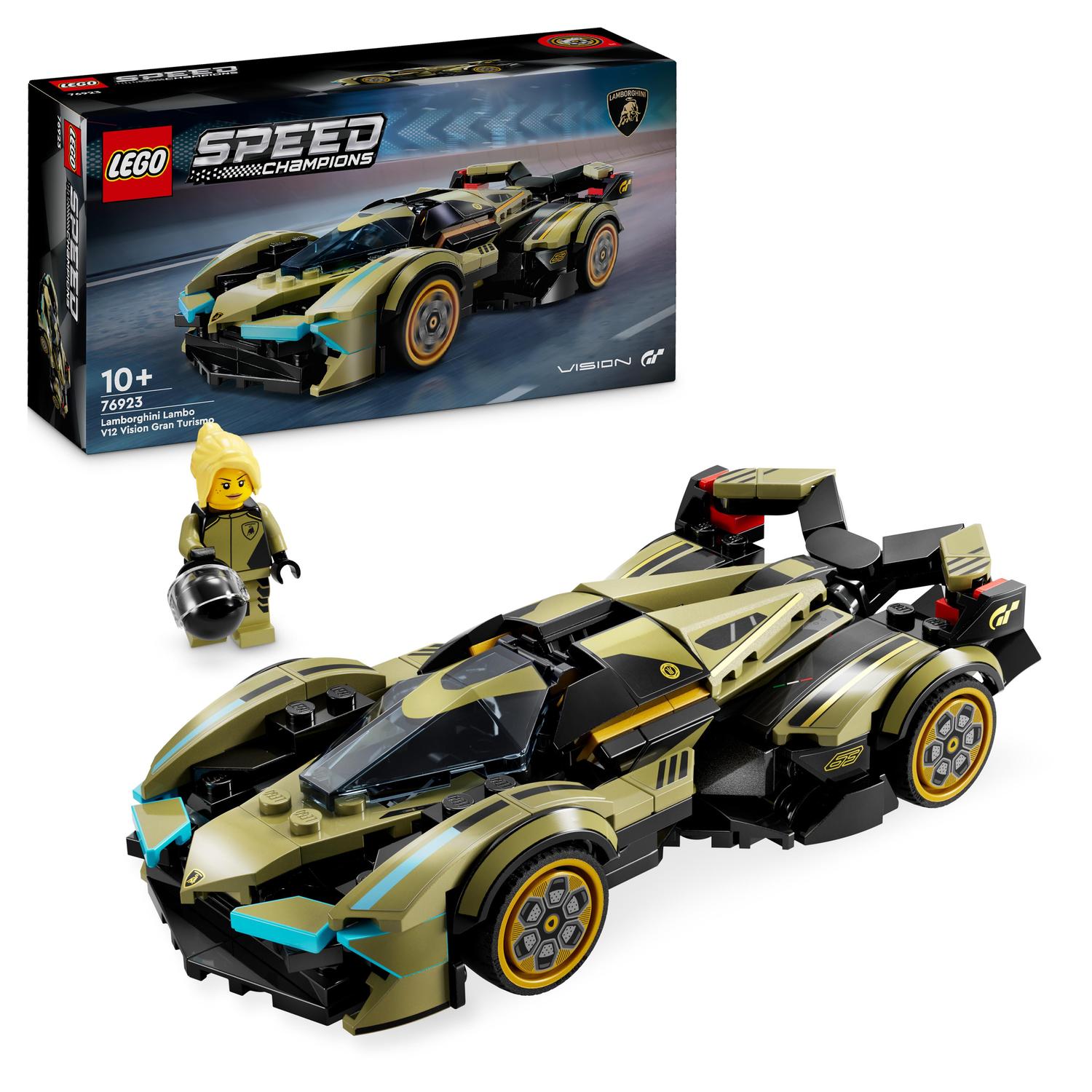 LEGO Speed Champions Supermasina Lamborghini Lambo V12 Vision GT 76923 230 piese eMAG.ro