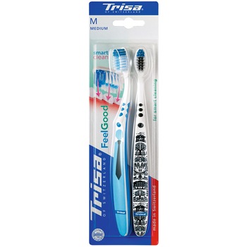 Periute de dinti manuale Trisa FeelGood Duo Medium 667188 Multicolor