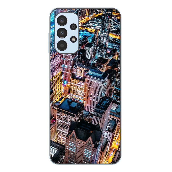 Husa compatibila cu Samsung Galaxy A23 4G, A23 5G Silicon Gel Tpu Model Night City