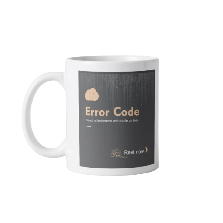 Cana personalizata Error Code, 350 ml