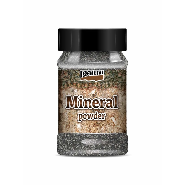Pulbere minerala fina, Pentacolor kft., 130 g, Antracit