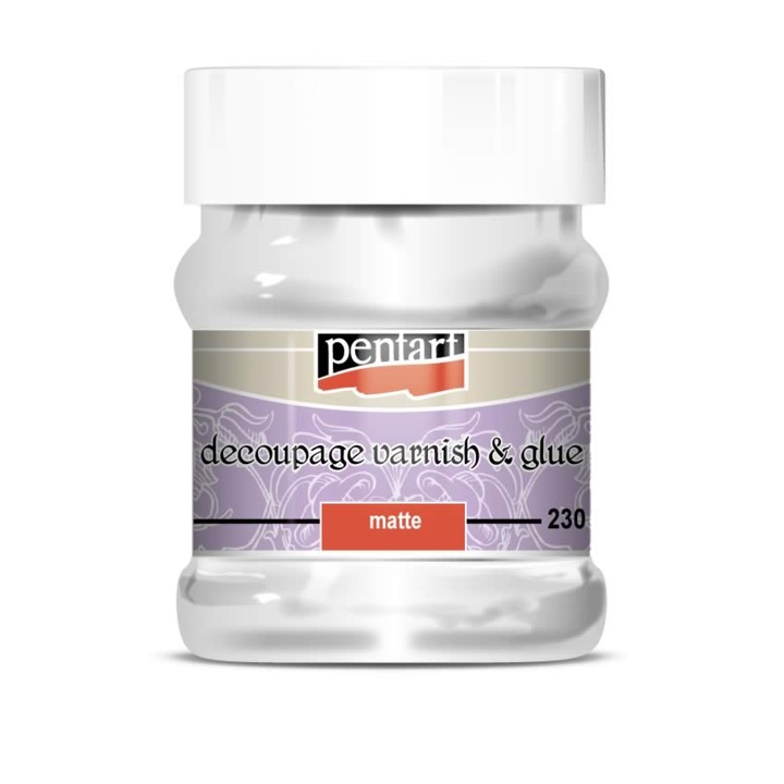Adeziv lac decoupaj mat 230ml, Pentart
