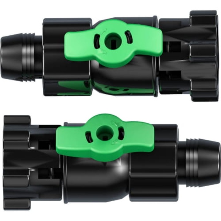 Set 2 filtre supape, Tetra, Pentru EX 500/700/1000, Negru/Verde