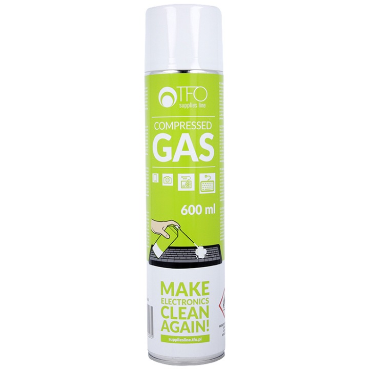 Spray cu aer comprimat NYTRO TFO, Curatare praf cu jet aer GAS, 600ml