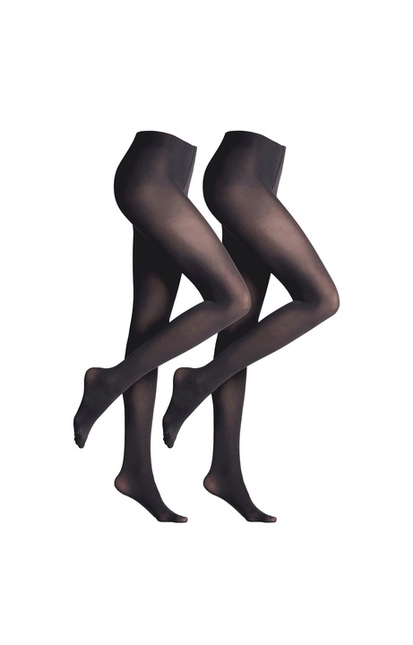 Falke, Set de dresuri cu aspect mat 50 DEN - 2 perechi, Bleumarin