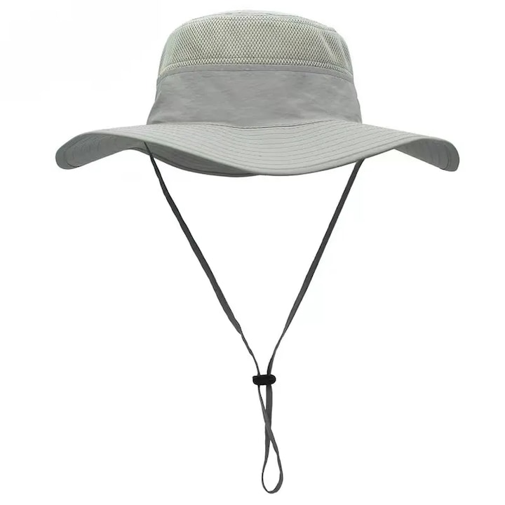 Първокласна дишаща шапка за къмпинг и туризъм сред природата, унисекс, UV защита, един размер, Pristyle®, кремава