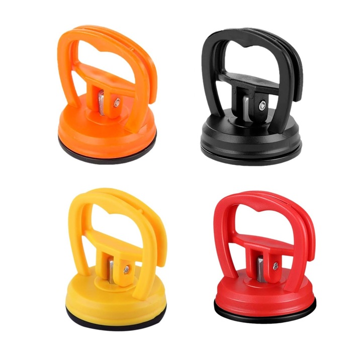 Set 4 ventuza pentru indreptat tabla, enkourakoko®, 15 kg forta, Multicolor