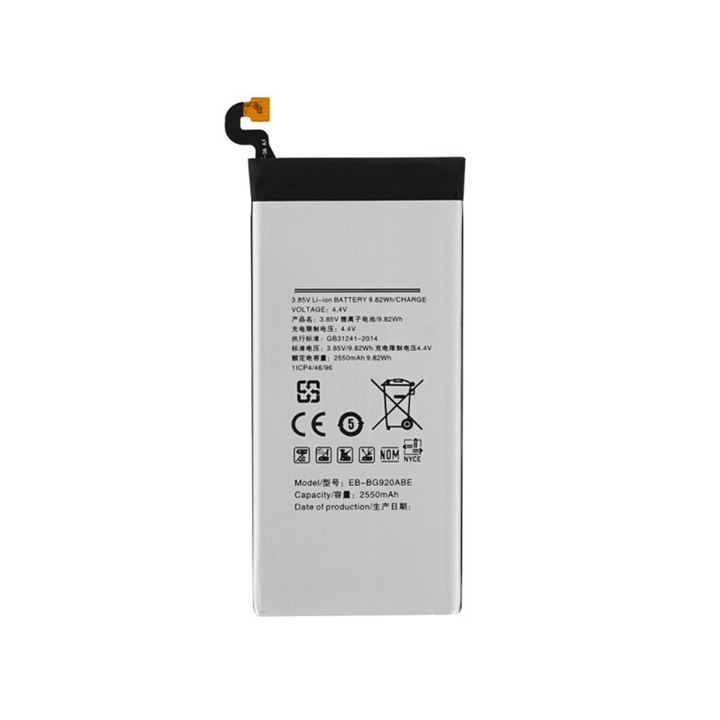 Baterie pentru Samsung Galaxy S6 (SM-G920F), 2550mAh - OEM EB-BG920ABE (10744) - Grey