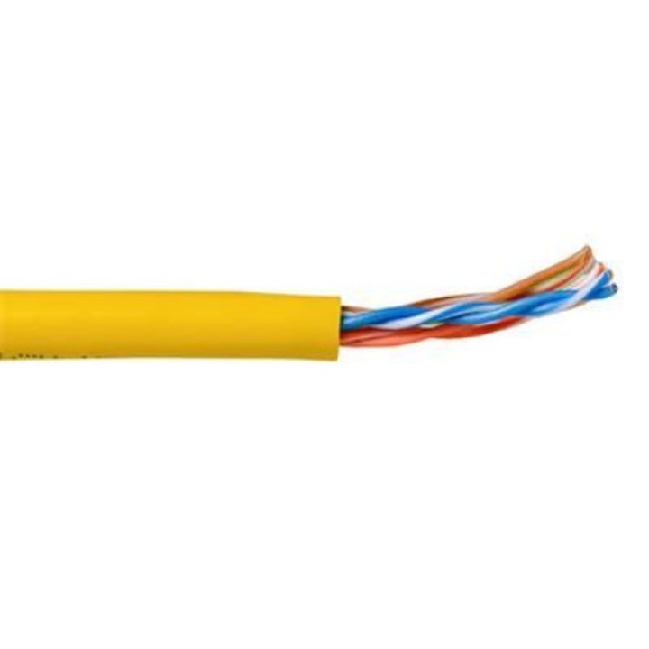 ACT CAT5e, U-UTP, szerelő kábel, 305m, sárga