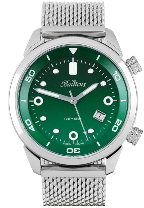 Ceas barbatesc, Balticus, Inox, Argintiu