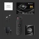 Smart TV box X88 Pro 2/16 GB android 13.0 Wifi 6 Ultra HD, i tastatura I8 Farrot negro