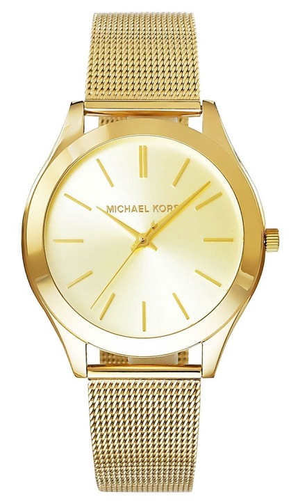 Ceas de dama, Michael Kors, Inox, Auriu