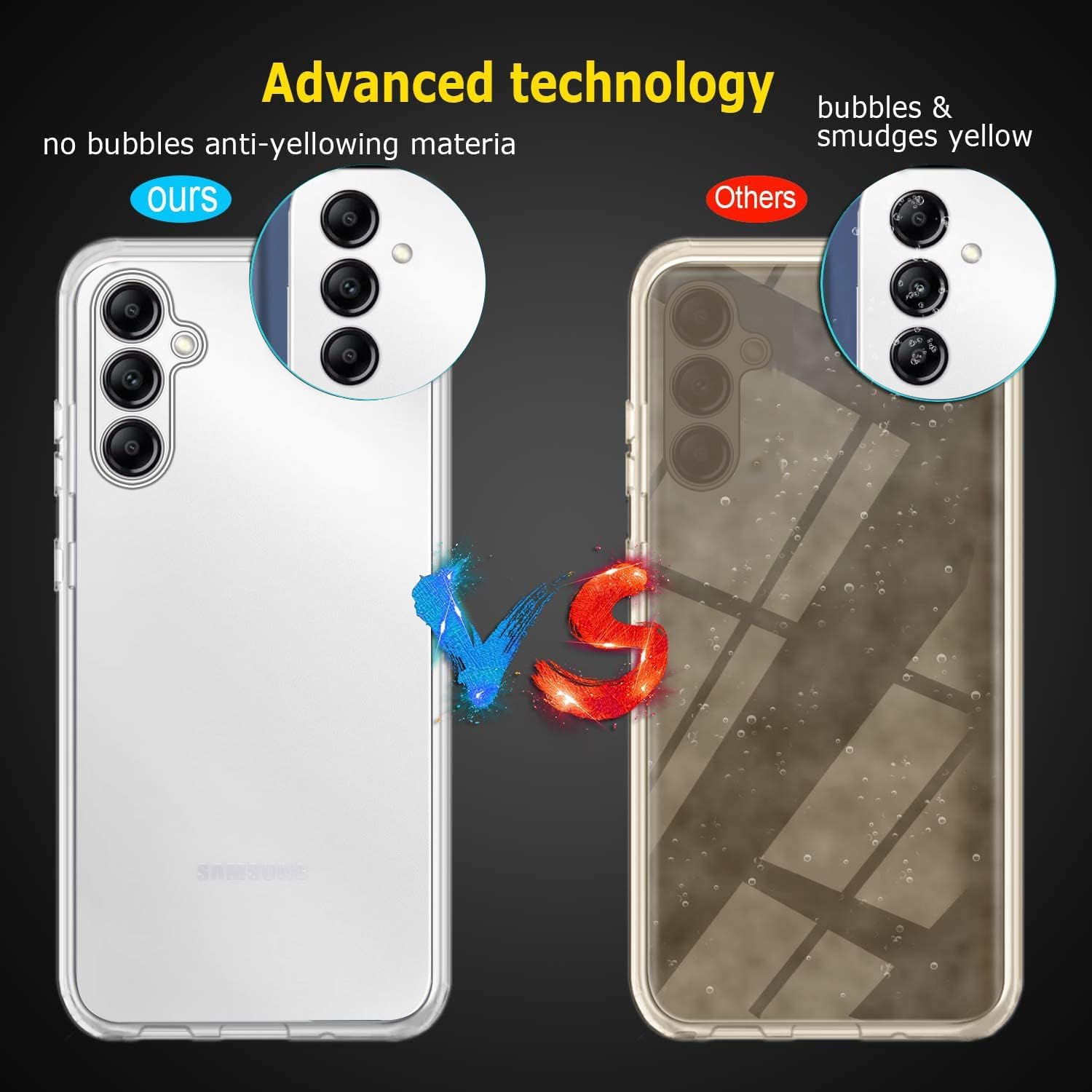 Husa 360 ALC Mobile, compatibila cu Samsung Galaxy S23 Fe, V2 Transparent fata+spate