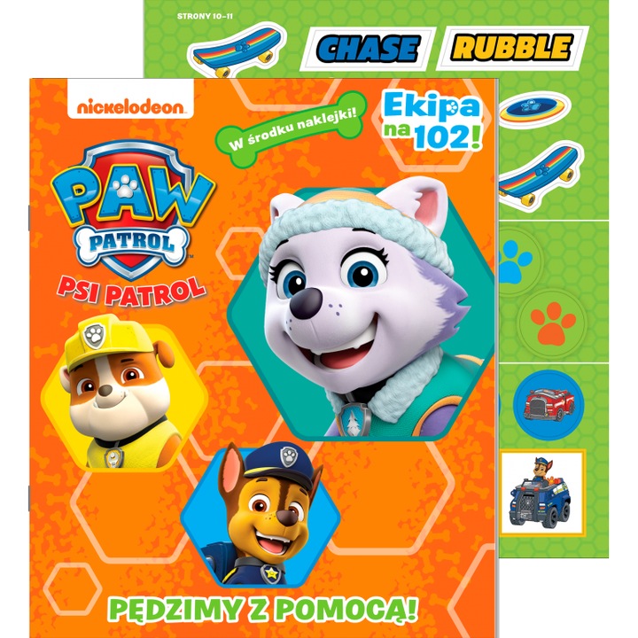 Pedzimy cu ajutorul! Psi Patrol, Opracare colectiva, 2024