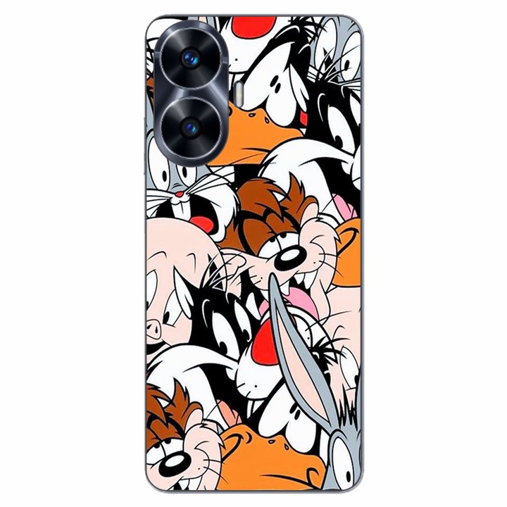 Кейс, съвместим с Realme C55 Silicone Gel Tpu Looney Tunes Model