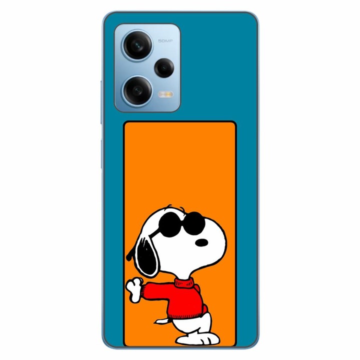 Husa compatibila cu Xiaomi Redmi Note 12 Pro 5G Silicon Gel Tpu Model Snoopy