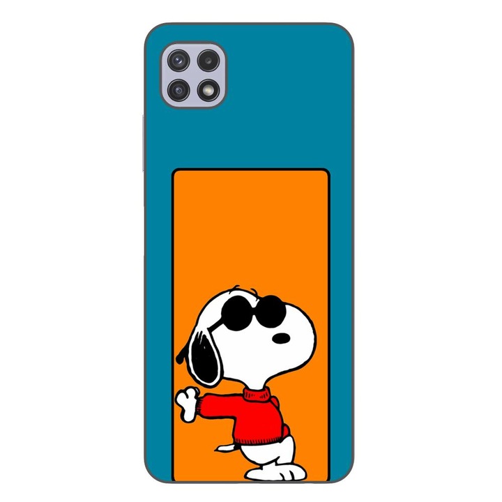 Husa compatibila cu Samsung Galaxy A22 5G Silicon Gel Tpu Model Snoopy