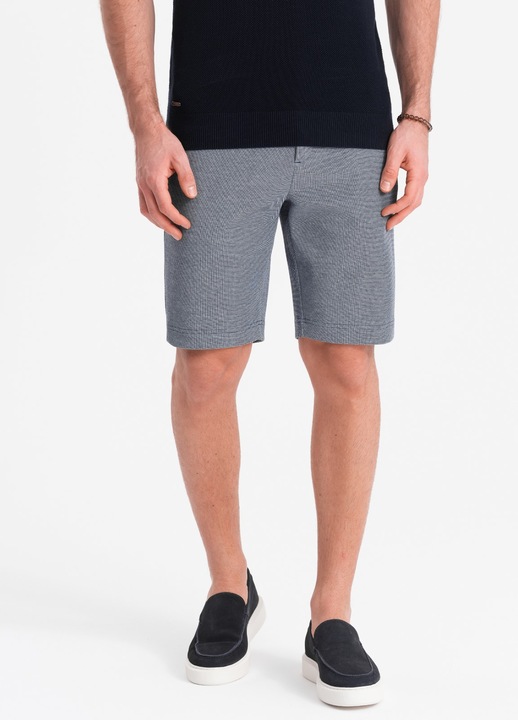 Pantaloni scurti chino OMBRE OM-SRCS-0127, Pentru barbati, Albastru melange