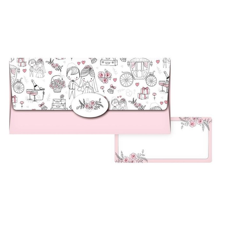 Plic cadou MFP cu eticheta pentru urari