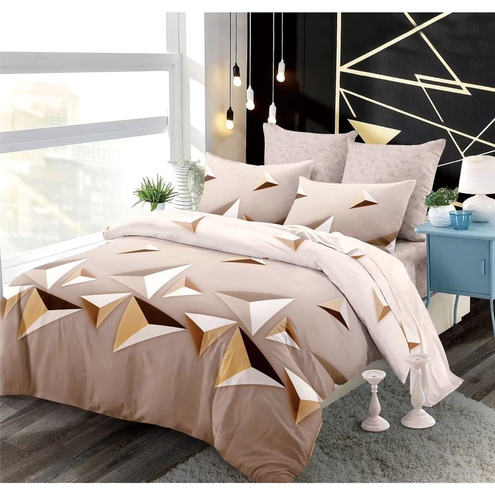 Lenjerie pat 6 piese finet 2 persoane A664