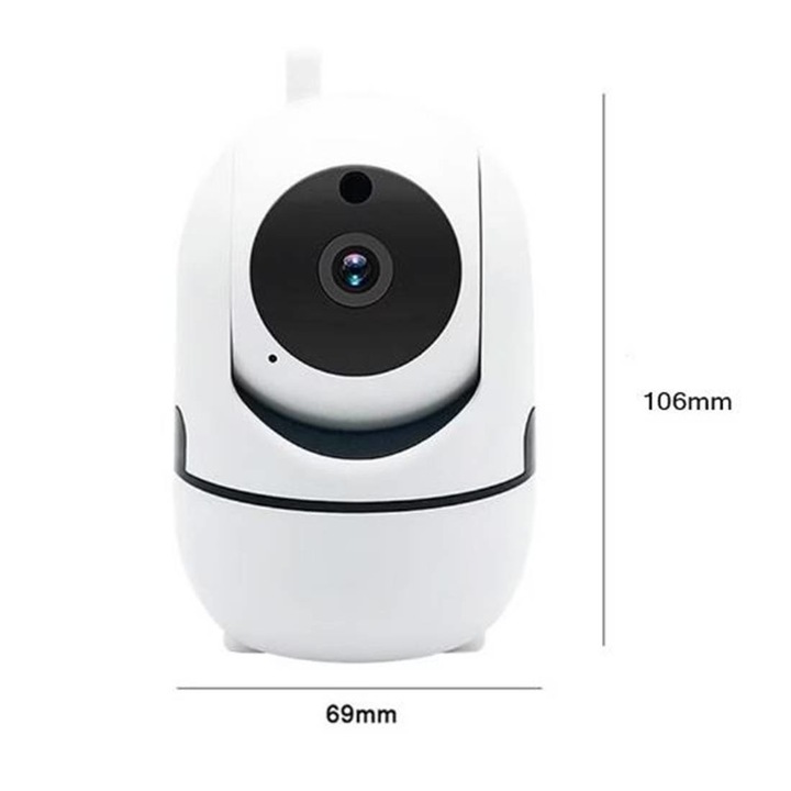 Камера за бебета ICSEE, Видео и аудио наблюдение, Въртяща, Wi-Fi, IP, 5MP, 1080p