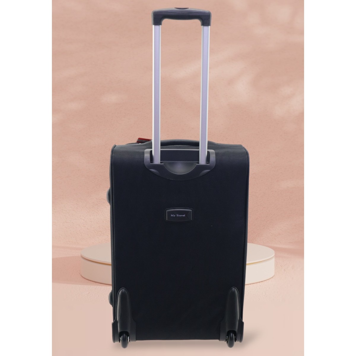 Troler de cabina My Travel A-03, dimensiune mica 20", 51x37x24cm, negru ...