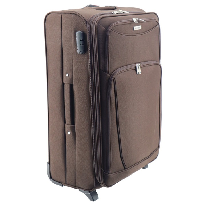 Troler de cabina My Travel A-03, dimensiune mica 20", 51x37x24cm, coffee