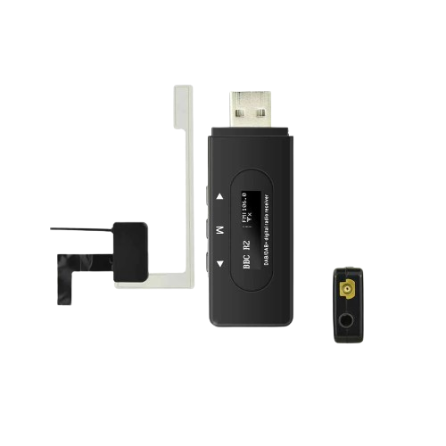 Адаптер за кола, DAB+ приемник, FM аудио предаване, Мултимедиен плейър ...