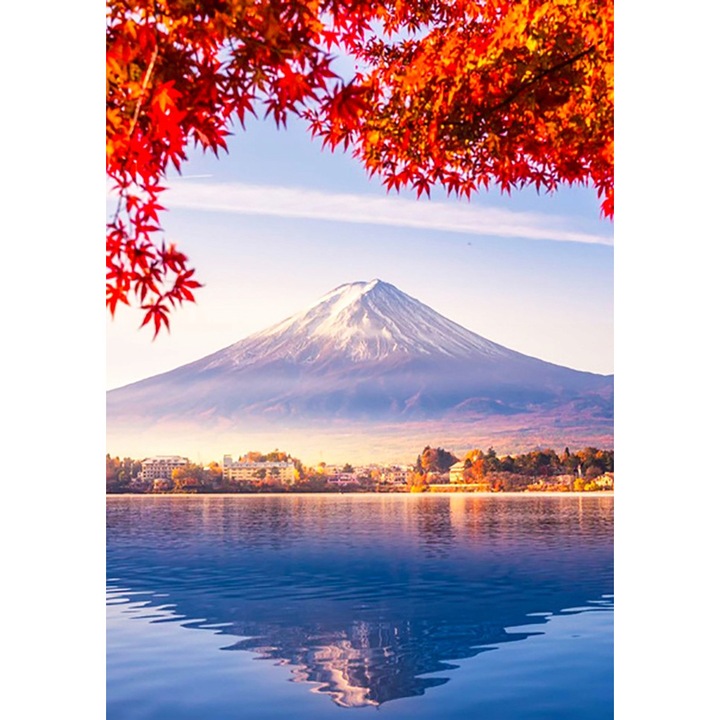 Set de broderie cu diamante, Model Vulcan, 30 x 40 cm, Multicolor