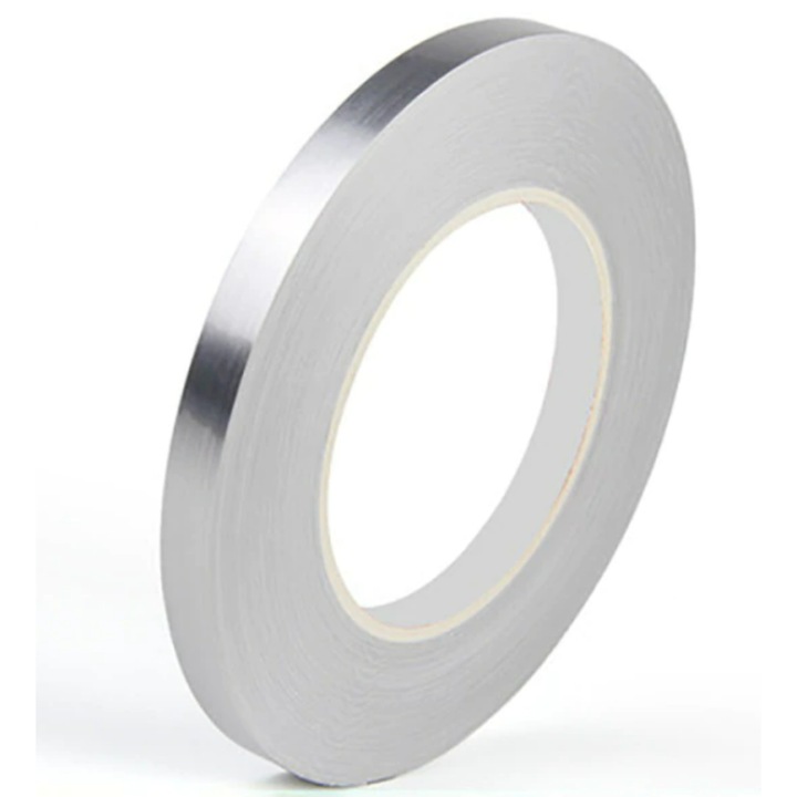 Banda decorativa autoadeziva, 1cmx50m, Argintiu