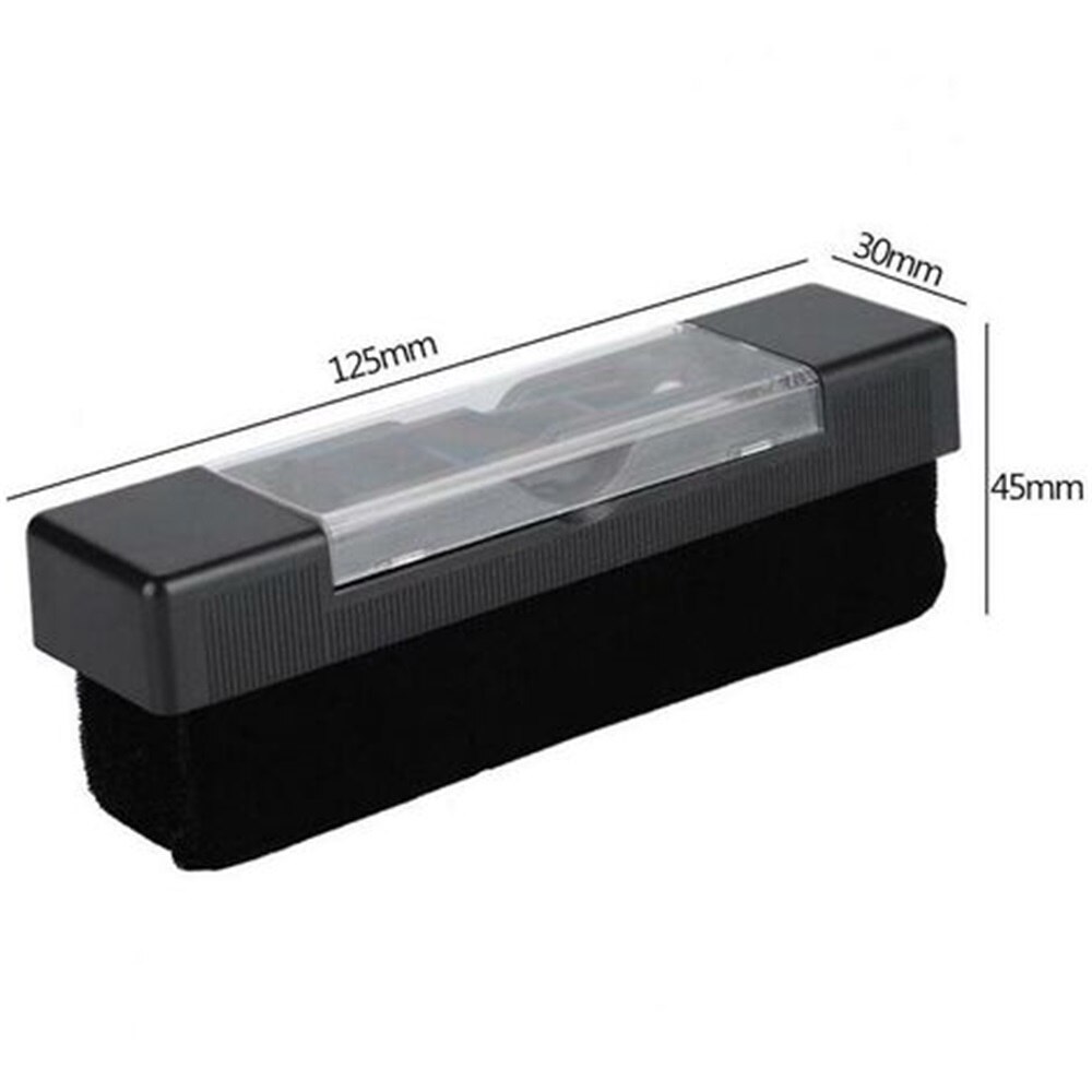 Set curatare discuri vinil, Plastic, 125x30x45mm, Negru - eMAG.ro