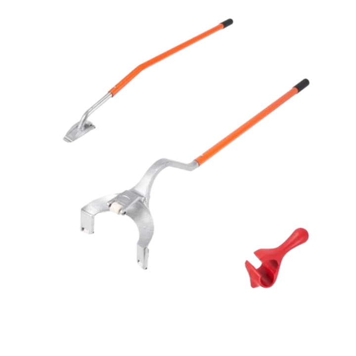 Set 3 scule pentru montat/demontat anvelope, otel forjat, 22.5-24.5 inch, multicolor