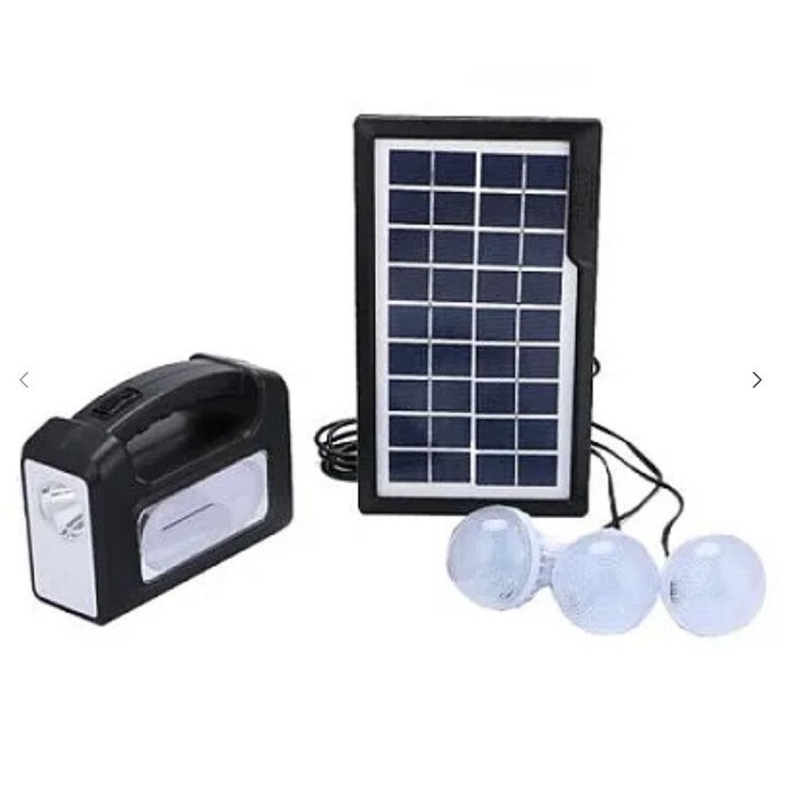 Kit solar GDplus GD-7 3 becuri lanterna inclusa