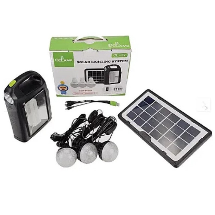 Kit solar portabil CCLAMP CL-02 cu Panou solar 4W