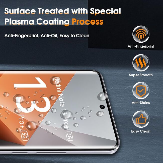 Folie din sticla pentru Xiaomi Redmi Note 13 Pro Plus 5G - 111d full cover 3D Curved, Aiyando, margini negre