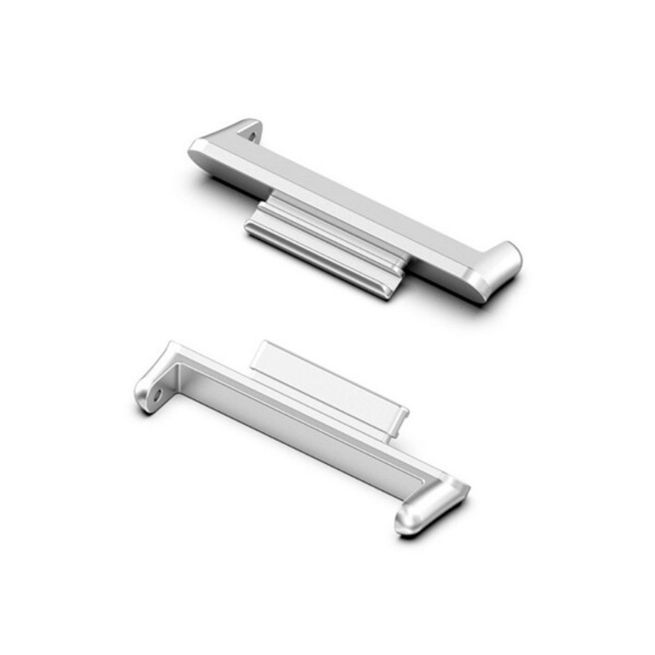 Gigapack óraszíj csatlakozó adapter, egyedi méret, 1 pár, átalakító, fém, 20mm, ezüst, kompatibilis: Huawei Watch Fit 2