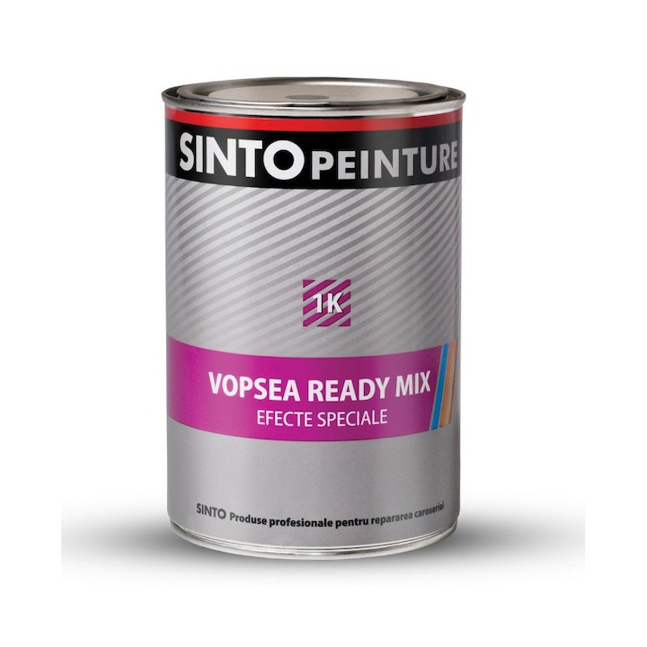 Vopsea auto metalizata 1K – Gri, Moondust Silver 436 – Sinto, 1L