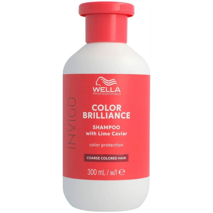 Sampon festett hajra sűrű szerkezettel Invigo Color Brilliance Coarse 250ml, Wella Pro