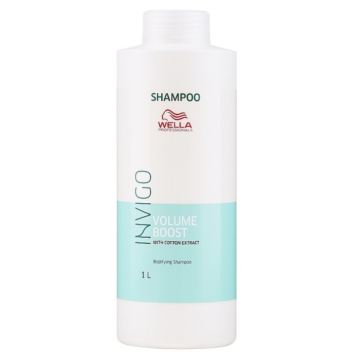 Sampon de volum pentru par fin Boost 1000 ml, Wella Invigo
