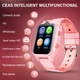 Ceas smartwatch copii GPS 4G, Whatsapp, camera dubla HD, Wingereich ™, RETINA HD, localizare GPS, telefon, apel video HD, WIFI, bluetooth, rezistent la apa IP67, Android, IOS, SOS, monitorizare spion, roz