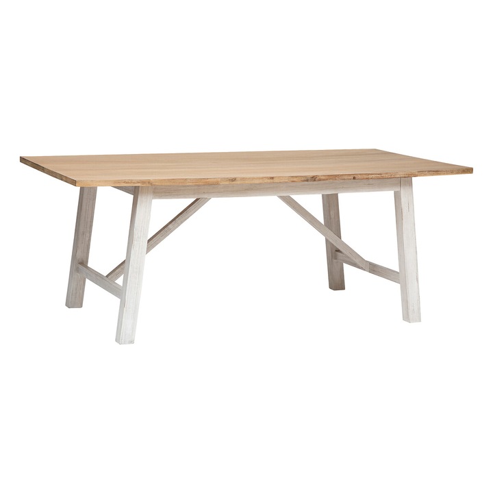 Трапезна маса Olbia, дърво и MDF, L.200 см