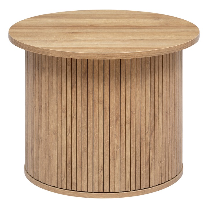 Colva kerek asztal, natúr fa, D.60 cm