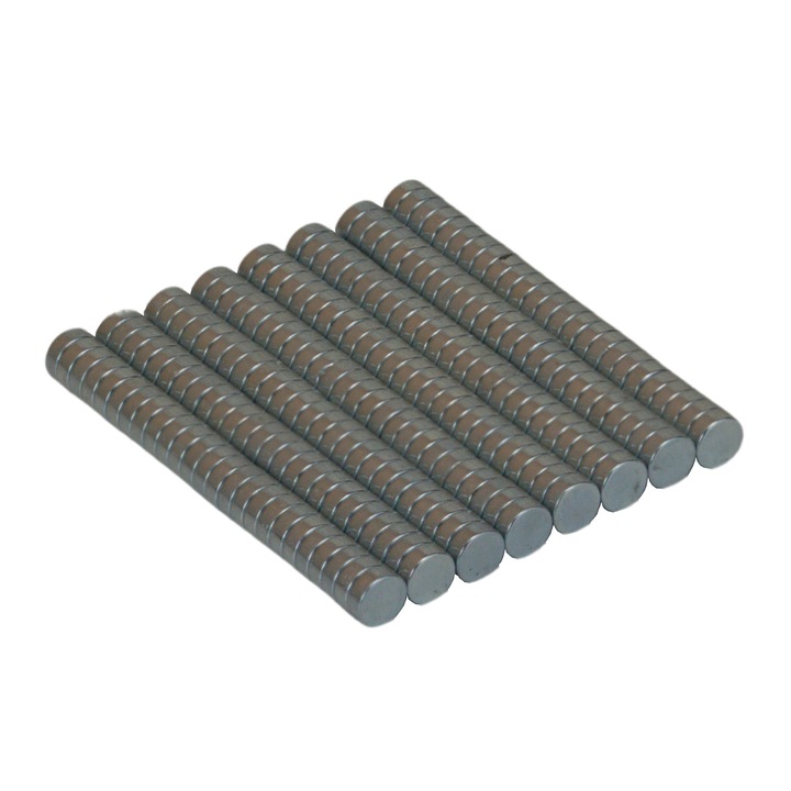 Set 200 magnet neodim, diametru 5 mm, grosime 1.8 mm, OnemisFlot