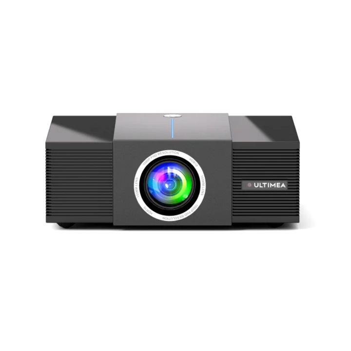 Videoproiector ULTIMEA Apollo P60, 900 ANSI Lumeni, Full HD 1080P, Suporta 4K, Screen-Mirroring, Auto-Focus, 6D Auto Keystone Correction, Evitarea inteligenta a obiectelor, WI-Fi/Bluetooth