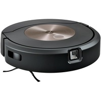 Robot de aspirare cu mop, iRobot Combo c9+, c975840, statie spalare si reumplere, SmartScrub, golire automata in Clean Base, retractabil, ocolire obstacole - PrecisionVision, 10 harti, aplicatie iRobot Home, Dirt Detective, maro/negru